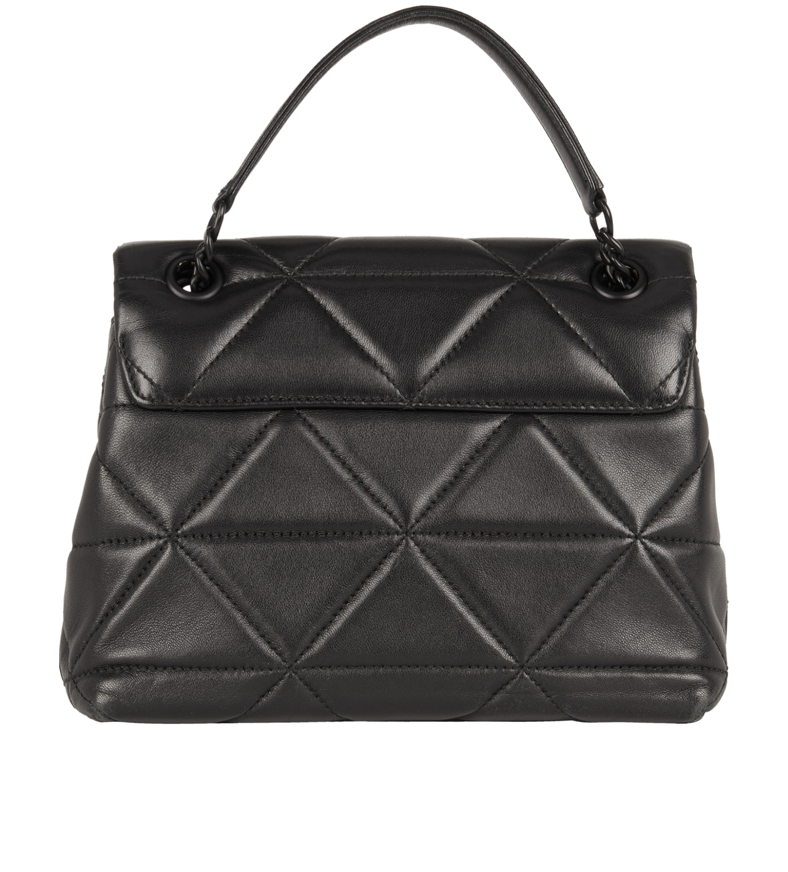 Small Spectrum Bag, &pound;850, Handbags, Black, Leather, Back view